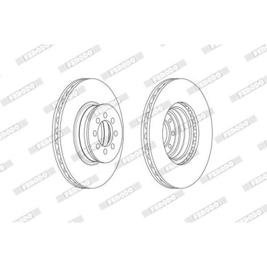 Ferodo | Bremsscheibe | FCR335A Ferodo | Bremsscheibe | FCR335A