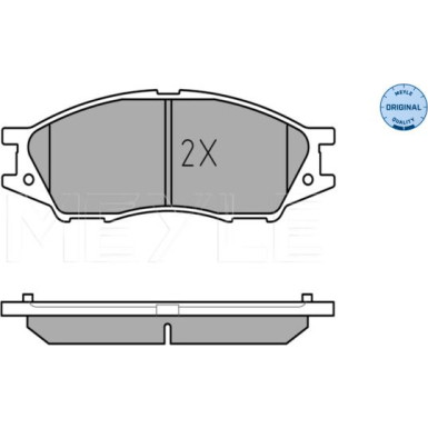 Meyle Bremsbelagsatz, Scheibenbremse MEYLE-ORIGINAL: True to OE 025 246 4815/W