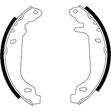 91037400 Bremsbackensatz