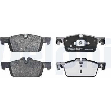 LP2248 Bremsbelagsatz, Scheibenbremse
