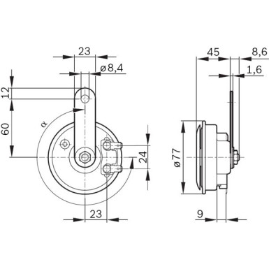 BOSCH | Horn | 9 320 332 802