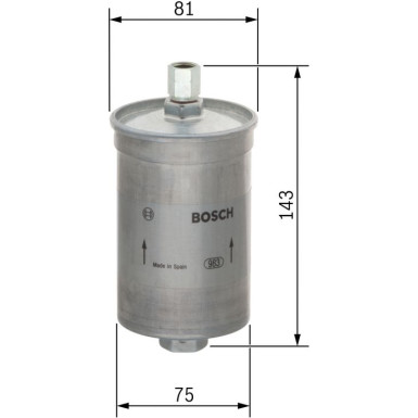 BOSCH | Kraftstofffilter | 0 450 905 007
