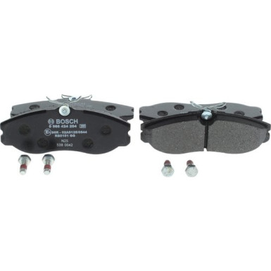BOSCH | Bremsbelagsatz, Scheibenbremse | 0 986 424 204