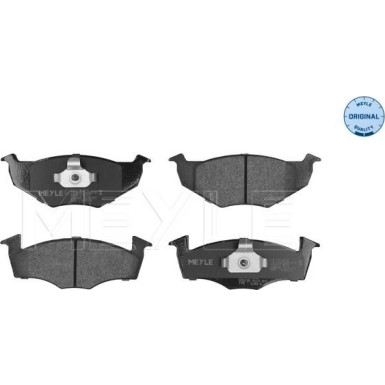025 218 6615 Bremsbelagsatz, Scheibenbremse MEYLE-ORIGINAL: True to OE.