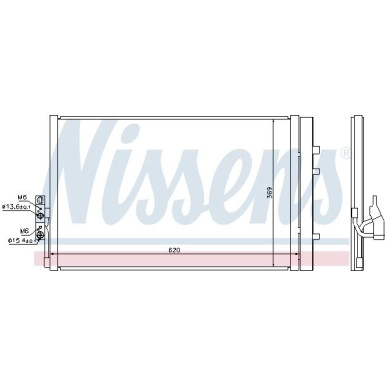 Nissens | Kondensator, Klimaanlage | 940226