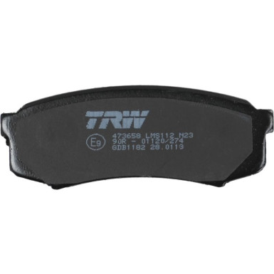 TRW Bremsbelagsatz, Scheibenbremse COTEC GDB1182