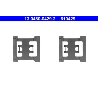 ATE | Zubehörsatz, Scheibenbremsbelag | 13.0460-0429.2