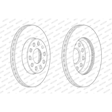 DDF2400C-1 Bremsscheibe PREMIER