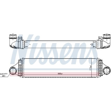 961188 Ladeluftkühler ** FIRST FIT **