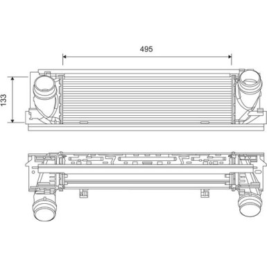818261 Ladeluftkühler 818261 Ladeluftkühler
