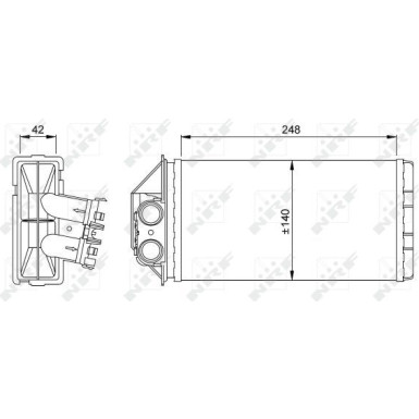 53561 Wärmetauscher, Innenraumheizung