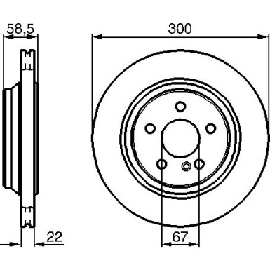 0 986 478 473 Bremsscheibe
