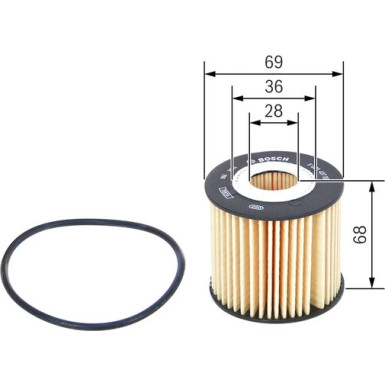 BOSCH F 026 407 093 Ölfilter