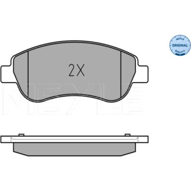 Meyle Bremsbelagsatz, Scheibenbremse MEYLE-ORIGINAL: True to OE 025 246 3819/W