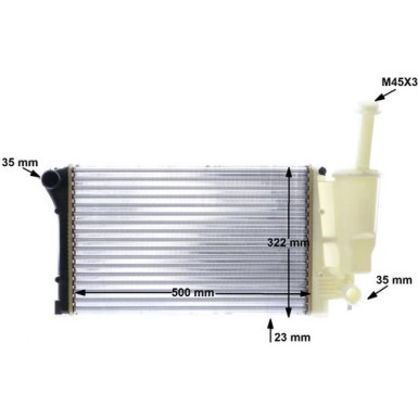Mahle | Kühler, Motorkühlung | CR 1451 000S