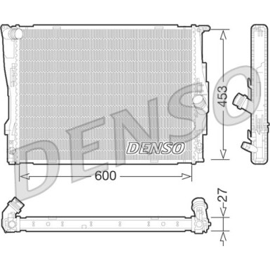 Denso | Kühler, Motorkühlung | DRM05073