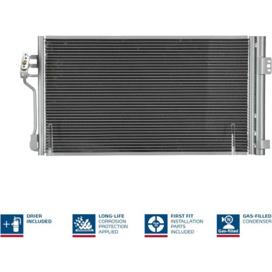 Nissens | Kondensator, Klimaanlage | 94674