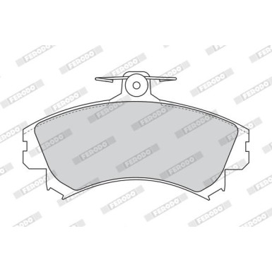 Ferodo | Bremsbelagsatz, Scheibenbremse | FDB1093