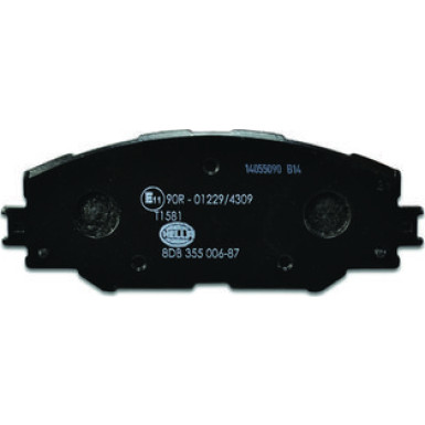 Hella | Bremsbelagsatz, Scheibenbremse | 8DB 355 006-871
