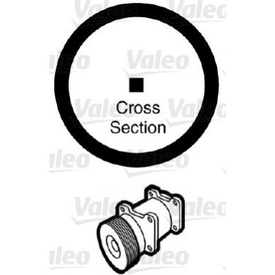 508989 Dichtung, Kühlmittelrohrleitung 508989 Dichtung, Kühlmittelrohrleitung