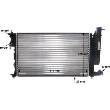 CR 306 000S Kühler, Motorkühlung BEHR CR 306 000S Kühler, Motorkühlung BEHR