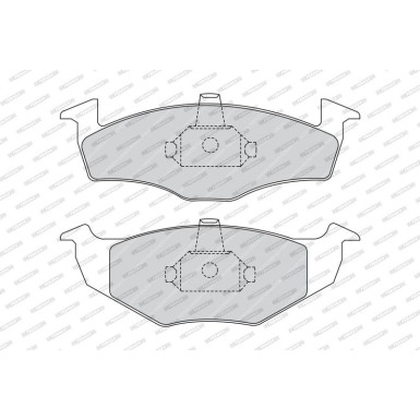 FDB1101 Bremsbelagsatz, Scheibenbremse PREMIER ECO FRICTION