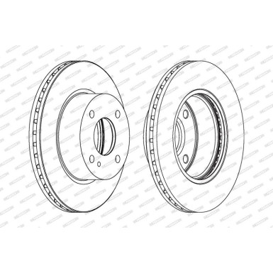 Ferodo | Bremsscheibe | DDF1740C