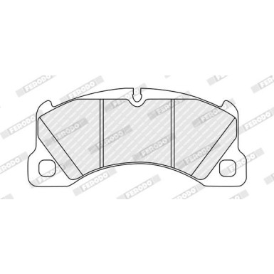 Ferodo | Bremsbelagsatz, Scheibenbremse | FDB5420 Ferodo | Bremsbelagsatz, Scheibenbremse | FDB5420