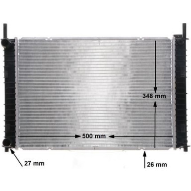 Mahle | Kühler, Motorkühlung | CR 1356 000S