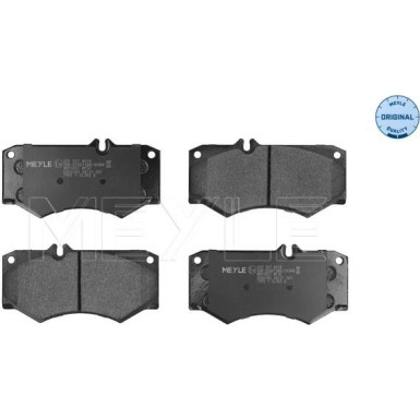 Meyle Bremsbelagsatz, Scheibenbremse MEYLE-ORIGINAL: True to OE 025 207 8418