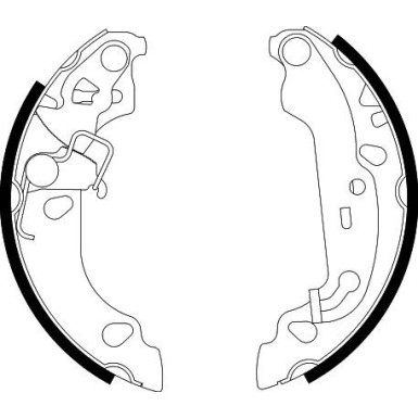 8DB 355 002-621 Bremsbackensatz