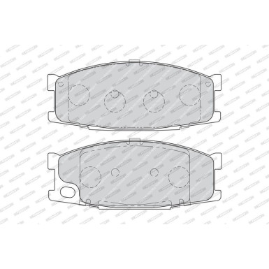 Ferodo | Bremsbelagsatz, Scheibenbremse | FVR1701