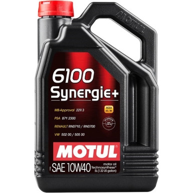 108647 MOTUL 6100 SYNERGIE+ 10W-40, 5l