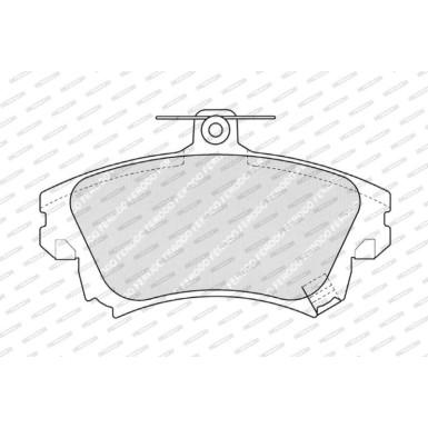 Ferodo Bremsbelagsatz, Scheibenbremse PREMIER ECO FRICTION FDB1384