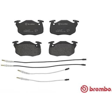 Brembo | Bremsbelagsatz, Scheibenbremse | P 61 044