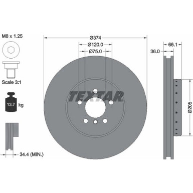 92266025 Bremsscheibe PRO+ 92266025 Bremsscheibe PRO+