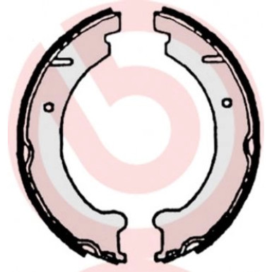 Brembo Bremsbackensatz, Feststellbremse ESSENTIAL LINE S 86 509