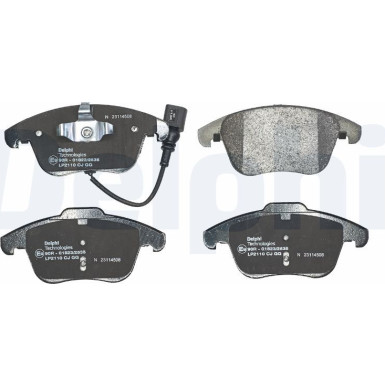 LP2110 Bremsbelagsatz, Scheibenbremse