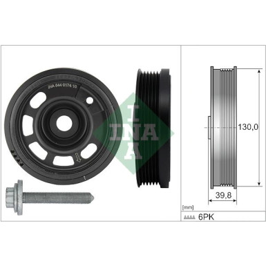 544 0174 20 Riemenscheibe, Kurbelwelle