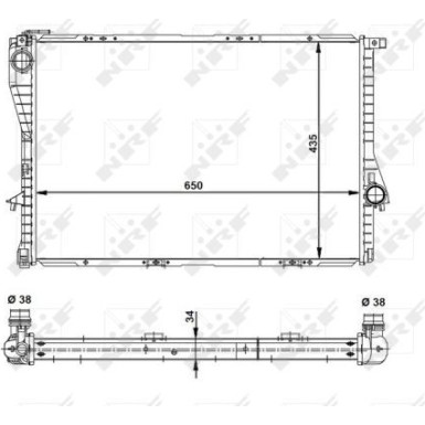 55321 Kühler, Motorkühlung EASY FIT 55321 Kühler, Motorkühlung EASY FIT