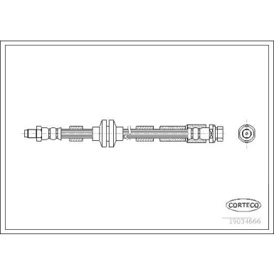 19034666 Bremsschlauch