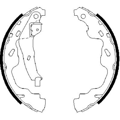 0 986 487 665 Bremsbackensatz