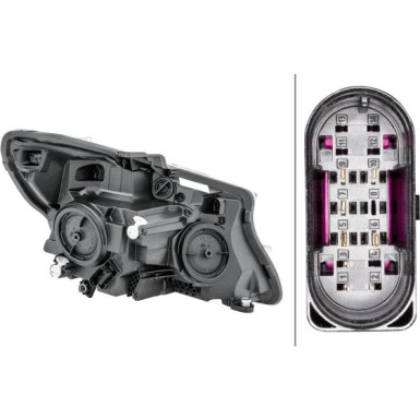 Hella 2 x HELLA Hauptscheinwerfer 1LL 011 284-891