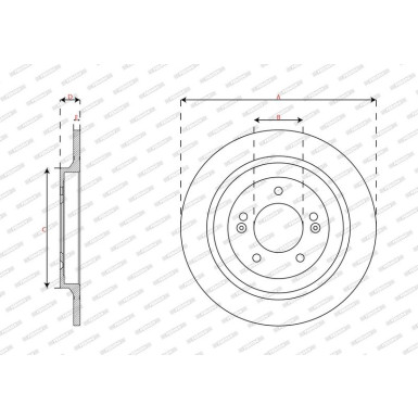 Ferodo | Bremsscheibe | DDF2787C