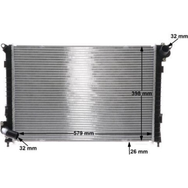 CR 985 000S Kühler, Motorkühlung BEHR