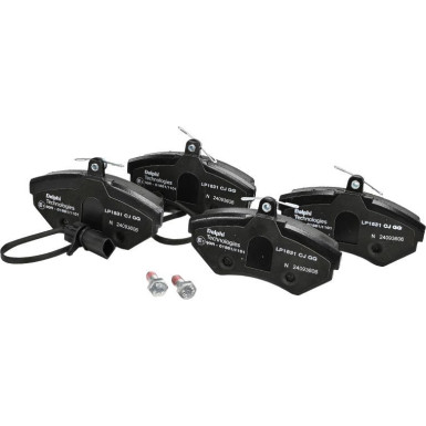 Delphi | Bremsbelagsatz, Scheibenbremse | LP1631 Delphi | Bremsbelagsatz, Scheibenbremse | LP1631