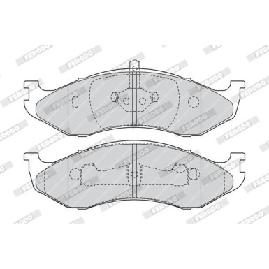Ferodo | Bremsbelagsatz, Scheibenbremse | FDB1267