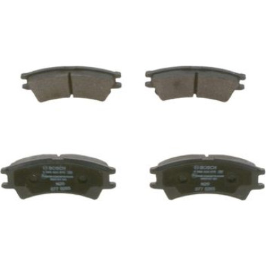 BOSCH | Bremsbelagsatz, Scheibenbremse | 0 986 424 575
