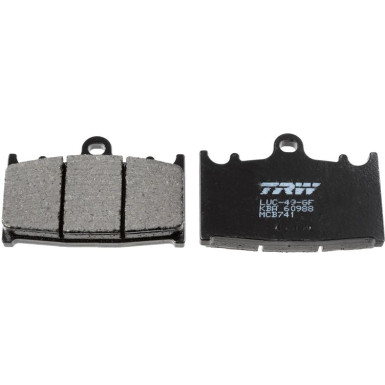 TRW Bremsbelagsatz, Scheibenbremse Organic Allround MCB741