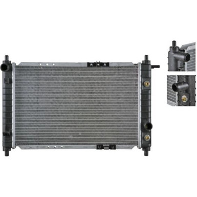 Mahle | Kühler, Motorkühlung | CR 129 000S